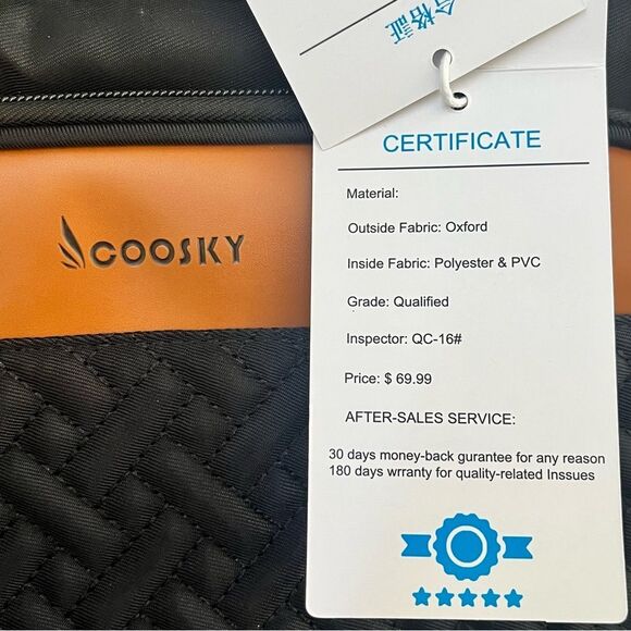 New with Tags COOSKY Travel Hanging Toiletry Bag - Picture 7 of 7